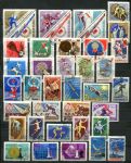 СССР 1959-1966 гг. • 35 разных марок • Спорт • Used(ФГ) OG VF