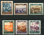 Индонезия 1949 г. • Sc# C20..29 • 20 s. .. 7½ R • 6 марок • авиапочта • MNH OG XF ( кат.- $13 )