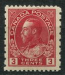 Канада 1931 г. • Sc# 184 • 3 c. • выпуск "Адмирал" • кармин. (перф. - 12х8) • стандарт • MNH OG XF ( кат. - $25 )