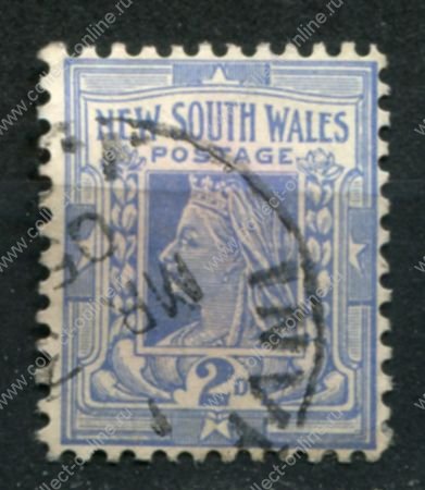 Новый Южный Уэльс 1897-1899 гг. • Gb# 294 • 2 d. • Королева Виктория • королева Виктория • стандарт • Used F-VF