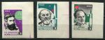 СССР 1964 г. • Сол# 3015-17 • 10 коп.(3) • Основоположники ракетной техники и космонавтики • б.з. • полн. серия • MNH OG люкс!