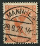 Германия 1926 г. • Mi# 381 • 50 pf. • орел • авиапочта • Used XF ( кат.- €7 )