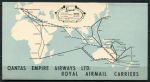 Австралия 1953 г. • Коронация Елизаветы II • конверт Qantas • Сидней-Лондон (СГ)