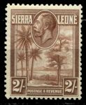 Сьерра-Леоне 1932 г. • Gb# 164 • 2 sh. • Георг V • основной выпуск • MH OG VF • ( кат.- £9 )
