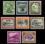 Самоа 1935 г. • Gb# 180-7 • ½ d. - 2 sh. • основной выпуск • ( 8 марок ) • MLH OG VF