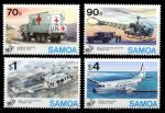 Самоа 1995 г. • Sc# 900-3 • 70 s. - 4$ • 50-летие ООН • полн. серия • MNH OG VF ( кат.- $10 )