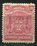 Родезия 1898-1908 гг. • Gb# 81 • 3 d. • герб колонии • стандарт • MH OG VF ( кат.- £ 25 )