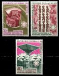 Камерун 1967 г. • SC# C92-4 • 50 - 200 fr. • Международная выставка Экспо-67 (Монреаль) • авиапочта • полн. серия • MNH OG XF ( кат.- $ 9 )