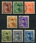 Египет 1944-1950 гг. • SC# 242..51 • 1 .. 22 m. • король Фарук • стандарт ( 8 марок ) • Used VF