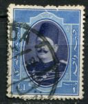 Египет 1923-1924 гг. • SC# 103 • £1 • король Фуад I • концовка серии • стандарт • Used F- ( кат.- $ 28 )