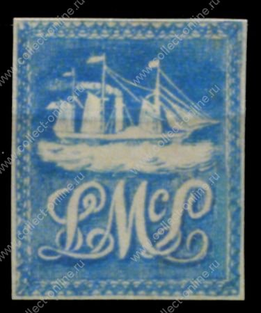 Тринидад 1847 г. • Gb# 1 • 5 c. • "Леди Маклеод" • редкость! • копия