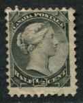 Канада 1870-1889 гг. • SC# 34 • ½ c. • Королева Виктория • MNG VF ( кат.- $25- )