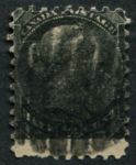 Канада 1870-1889 гг. • SC# 34 • ½ c. • Королева Виктория • Used F ( кат. - $10 )