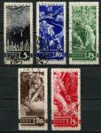 СССР 1935 г. • Сол# 481-5 • 5 - 35 коп. • Антивоенная • полн. серия • Used VF