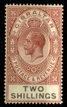 Гибралтар 1925-1932 гг. • Gb# 103 • 2 sh. • Георг V • стандарт • MH OG VF ( кат. - £10 )