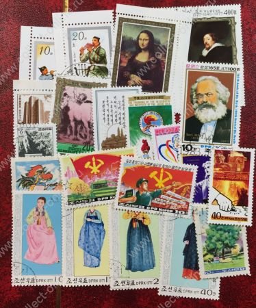 КНДР • набор 20 разных старых марок • Used(ФГ) VF