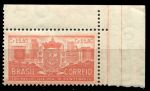 Бразилия 1954 г. • SC# 775 • 5.80 cr. • 400-летие основания Сан-Паулу • герб города • концовка серии • MNH OG XF