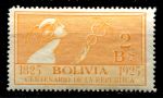 Боливия 1925 г. • SC# 158 • 2 b. • 100-летие Республики • бог Меркурий • MNH! OG VF ( кат. - $ 10 )