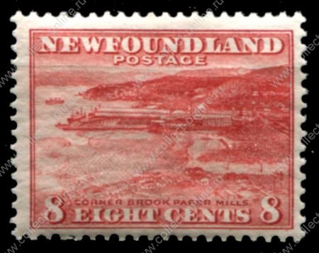 Ньюфаундленд 1932-1938 гг. • Gb# 227 • 8 c. • основной выпуск • бумажная фабрика • MH OG VF ( кат.- £ 3,75 )