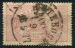 Швеция 1874 г. • Mi# D10 • 50 o. • 1-й выпуск (перф: 14) • официальная почта • гаш. - Гётеборг(1877) • Used* ( кат.- € 70 )