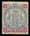Родезия 1897 г. • Gb# 70 • 4 d. • осн. выпуск • герб колонии • MH OG VF ( кат.- £38 )