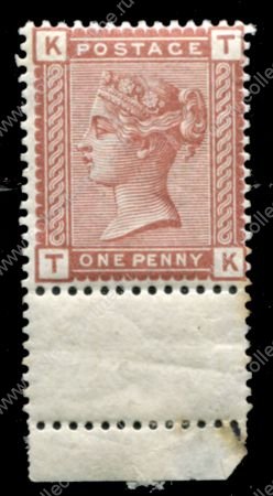 Великобритания 1880-1881 гг. • GB# 166 • 1 d. • королева Виктория • стандарт • MNH OG XF+ ( кат.- £35+ )