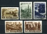 СССР 1946 г. • Сол# 1082-6 • 5 - 30 коп. • Восстановление народного хозяйства • отрасли • полн. серия • Used(ФГ) OG VF