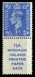 Великобритания 1950-1952 гг. • Gb# 504d • 1 d. • Георг VI • с купоном • из буклета • стандарт • MNH OG VF ( кат.- £ 10 )
