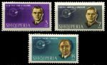 Албания 1963 г. • Mi# 757,9,61 • 3,7 и 14 L. • Первые космонавты • MNH OG XF ( кат.- € 7 )