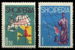Албания 1962 г. • Mi# 683-4 • 0.50 - 1 L. • выпуск "Европа" • MNH OG XF ( кат.- €1.50 )