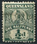Квинсленд 1899-1906 гг. • Gb# 232 • ½ d. • Королева Виктория • стандарт • Used VF ( кат. - £3 )