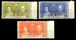 Сейшелы 1937 г. • Gb# 132-134 • Коронация Георга VI • полн. серия • MNH OG XF+