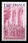 Франция 1979 г. • Iv# 2049 • 1.00 fr. • архитектура Франции, Пале-Рояль, Паориж • MNH OG VF