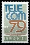 Франция 1979 г. • Iv# 2055 • 1.10 fr. • выставка Телеком-79 • MNH OG VF